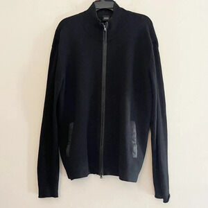 Boss by Hugo Boss wool full zip cardigan preppy classic stylish